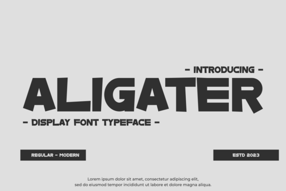 Aligater: A Bold, Modern Display Font That Actually Works