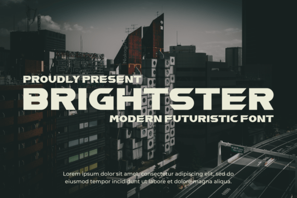 Brightster: A Bold Display Font That Cuts Through the Feed