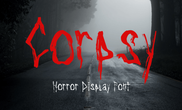 Corpsy: A Horror Display Font for Editorial Impact