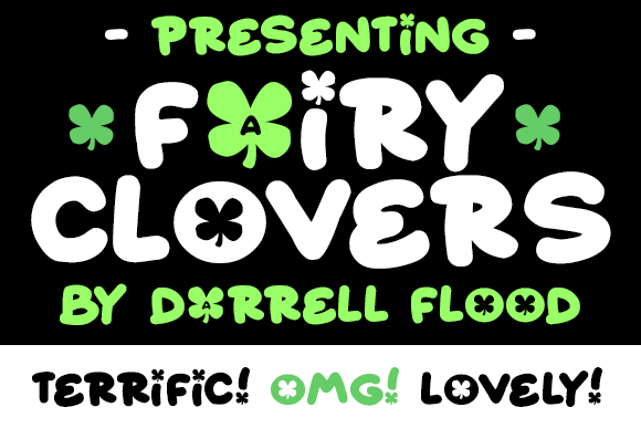 Fairy Clovers: A Playful Display Font That Delivers Joy—Not Just Green