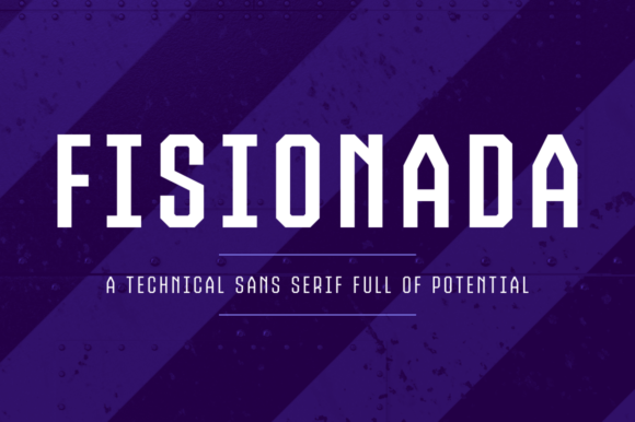 Fisionada Family: A Sharp, Condensed Display Typeface for Editorial Impact