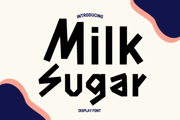Milk Sugar: A Handwritten Display Font for Editorial Charm