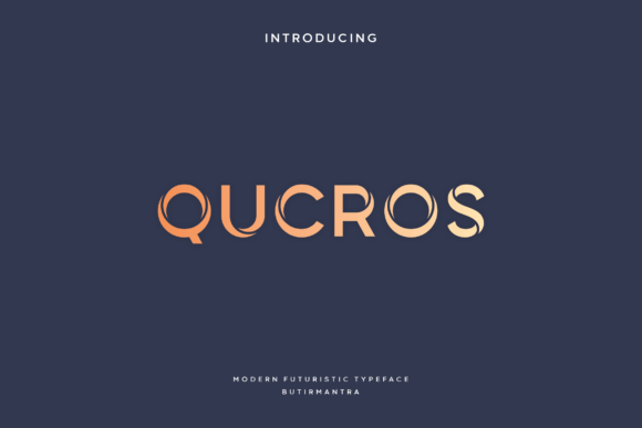 Qucros: A Modern Display Font for Editorial Clarity and Character
