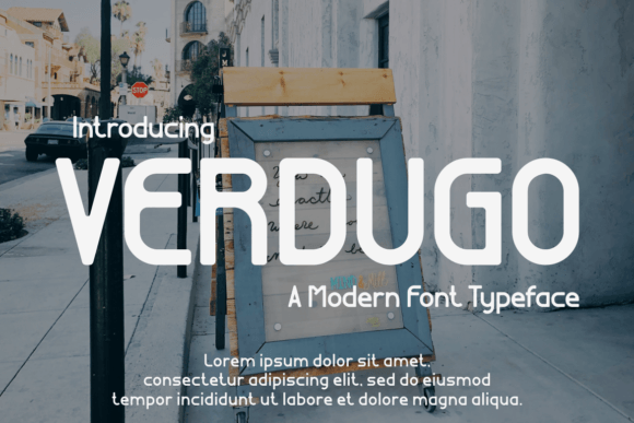 Verdugo: A Modern Display Font That Elevates Your Brand